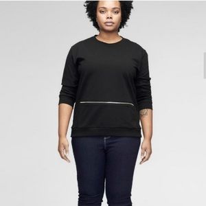 NEW! Universal Standard Equator Zipper Pullover